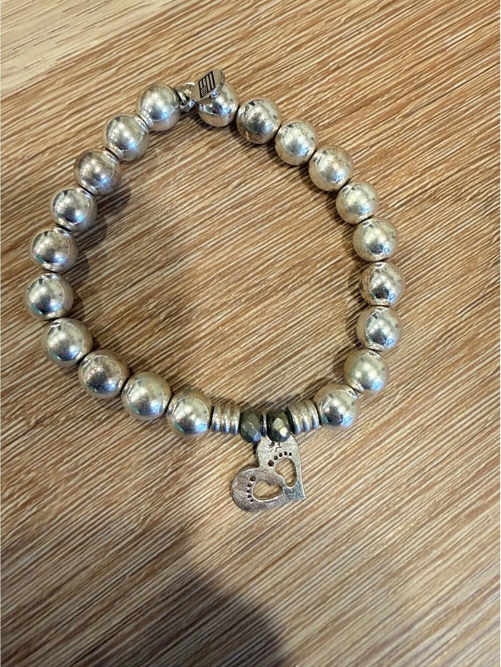 T. Jazelle baby feet bracelet